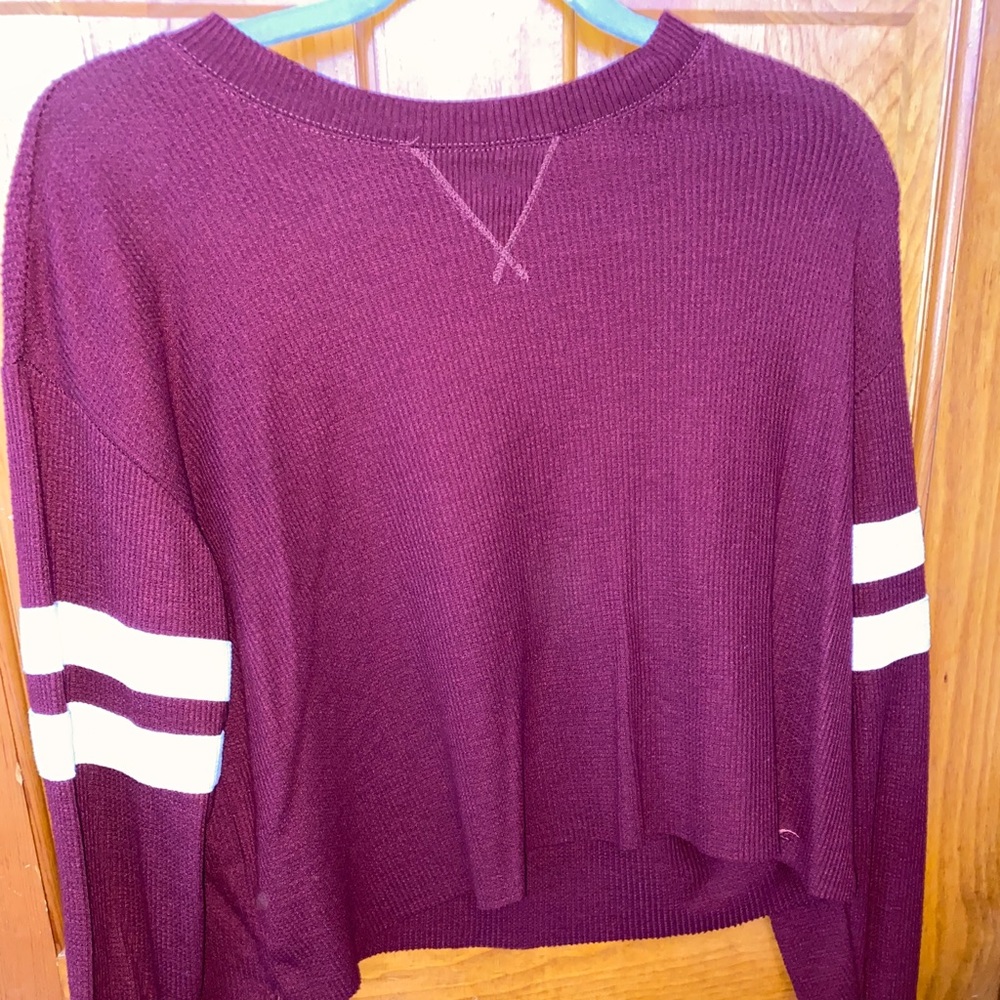Hollister cropped shirt